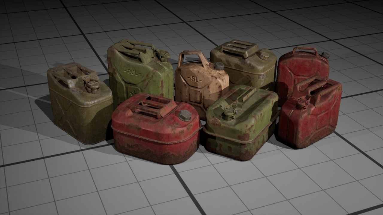 Media 1 for listing Metal Jerrycans Set