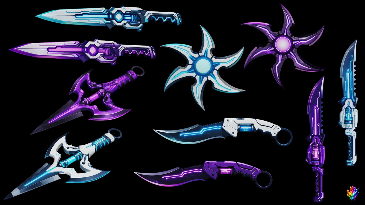 STYLIZED SCI-FI NINJA PACK-1 | Fab