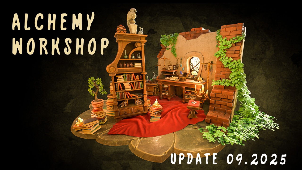 Media 1 for listing Alchemy Workshop Props