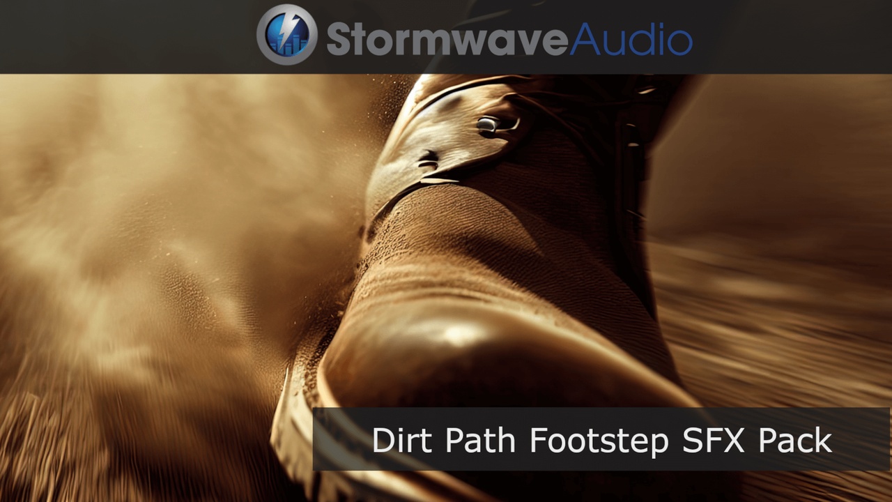 出品Dirt Path Footstep Sound Effects Packのメディア1