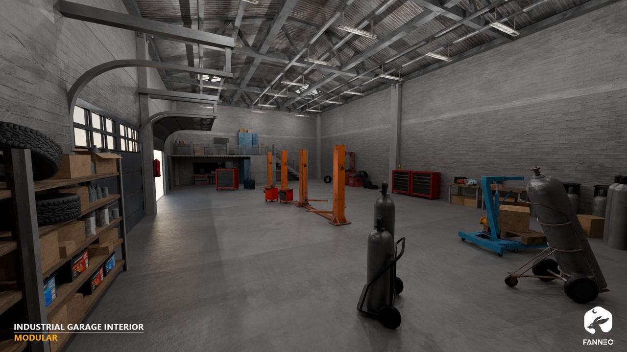 Media 1 for listing Modular - Industrial Garage Interior