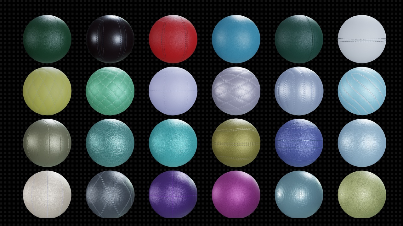 商品 61 leather PBR materials V1 的媒体 1