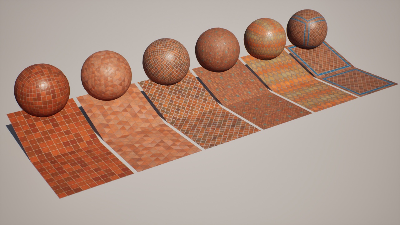 الوسائط 1 للقائمة Terracotta Tiles Pack