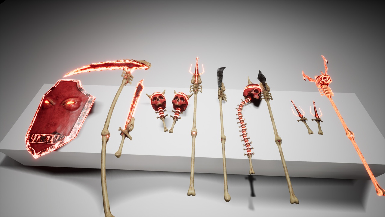 闪耀的手工武器 – Glittering handmade weapons