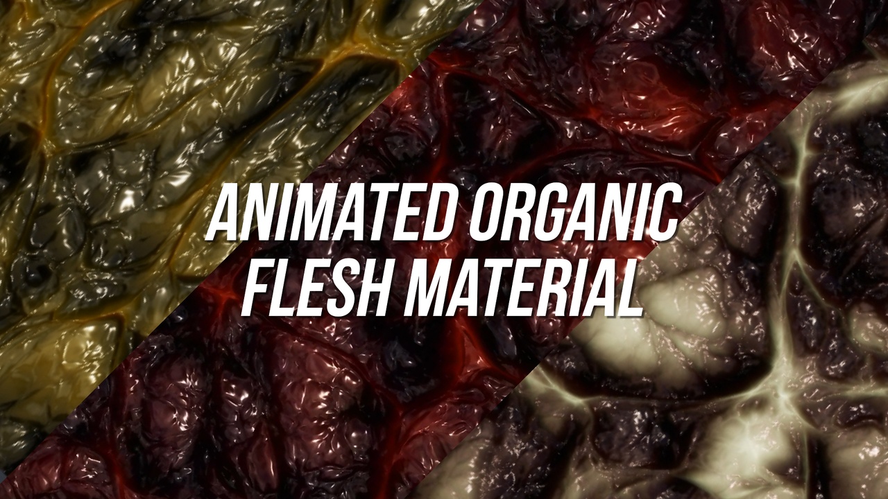 Media 1 for listing Animated organic flesh material