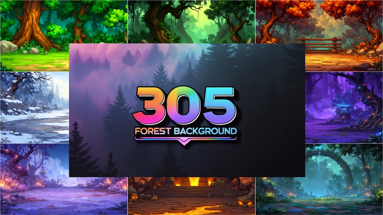 Media 1 for listing Forest Background