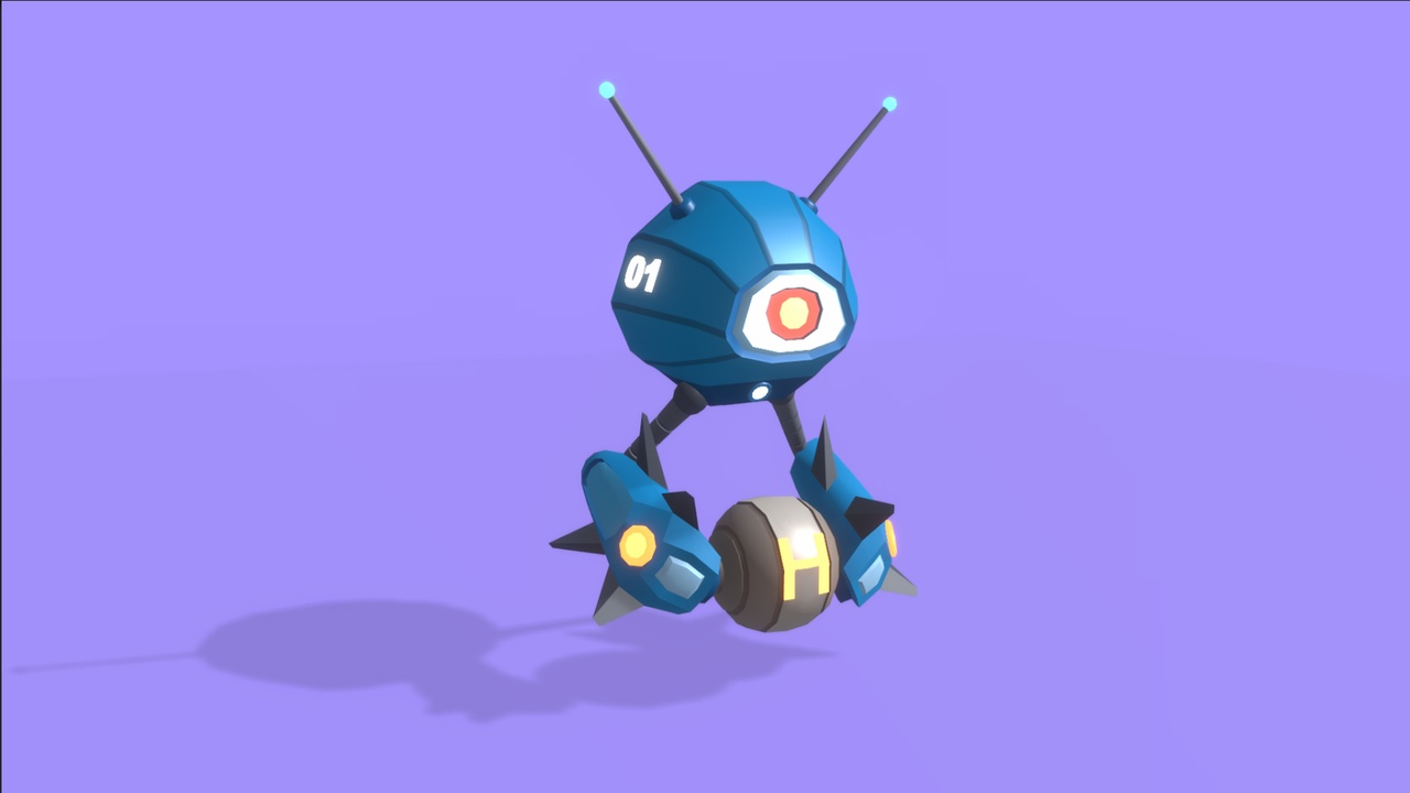 Media 1 for listing Free Stylized Sci-Fi Scout Bot