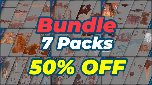 Bundle Ultimate Rust & Oxidation Decal (Volumes 1-7)