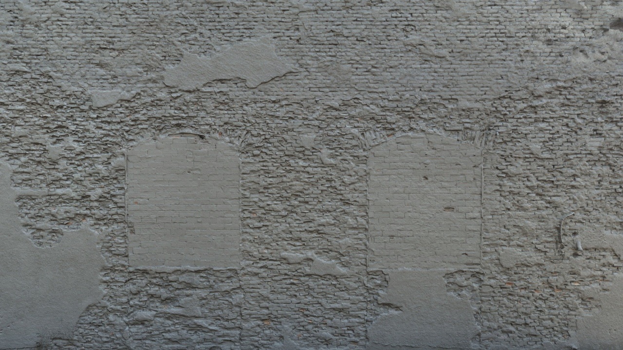 brick wall of old train station | Fab