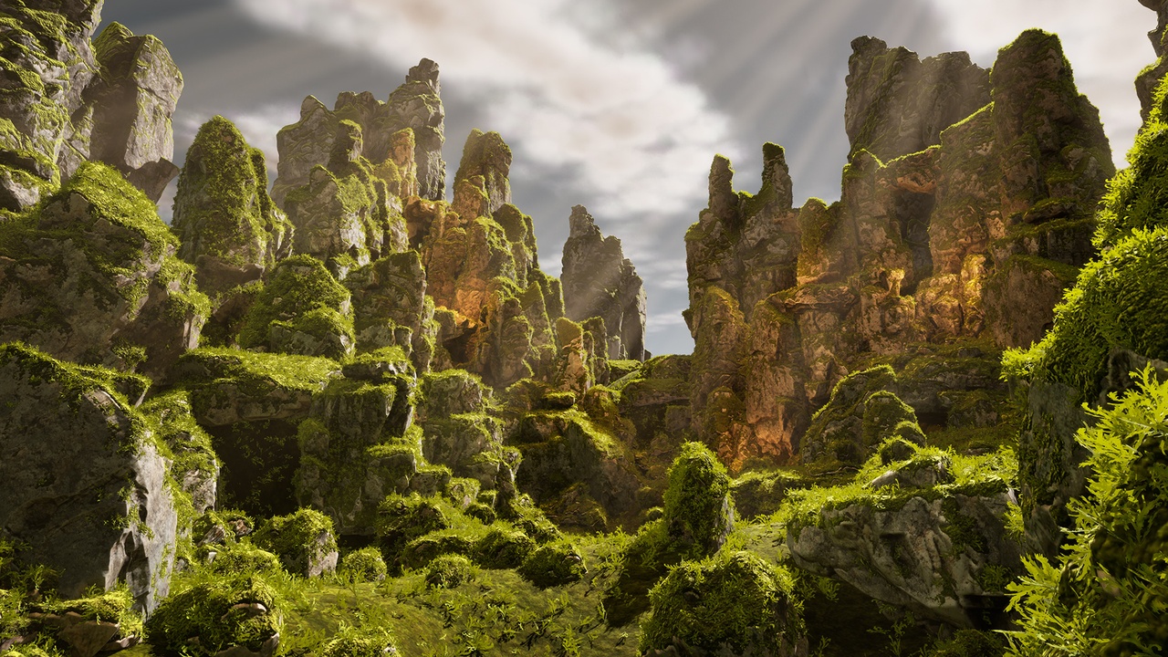 Media 1 for listing Mossy rocks