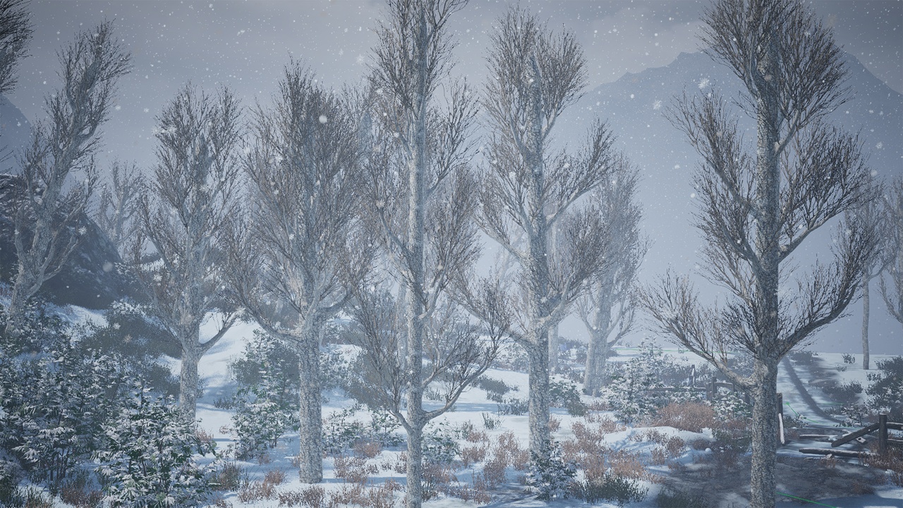 Media 1 for listing Realistic Low Poly Winter Trees 33M