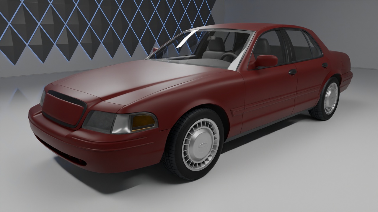 Media 1 for listing Driveable Sedan Car 41 (UE4 & UE5+FBX)