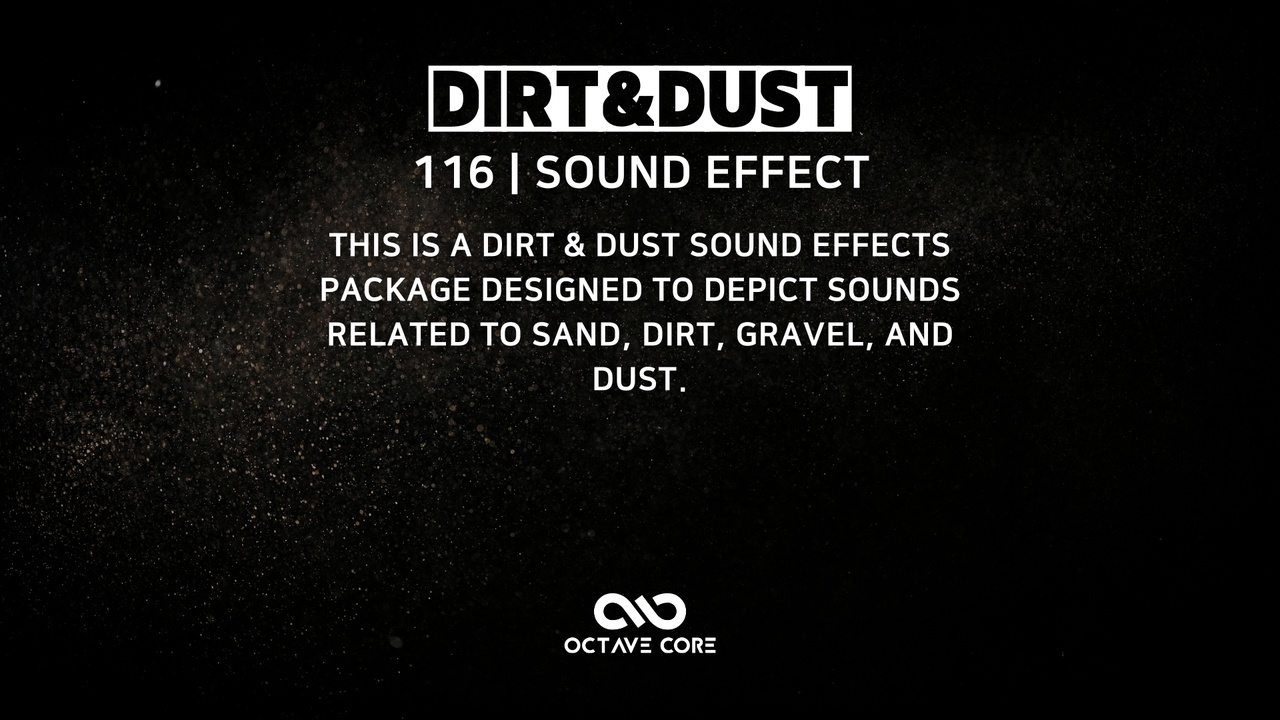 Dirt&Dust2 SoundEffect 제품 등록을 위한 미디어 1개