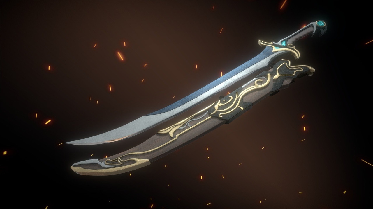 Media 1 for listing Elf Sword and Scabbard Free