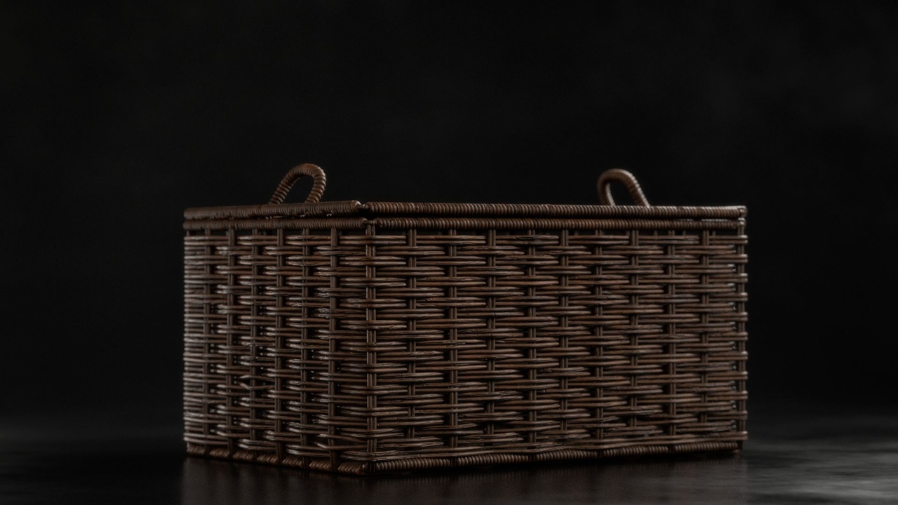 Media 1 for listing Woven Square Basket