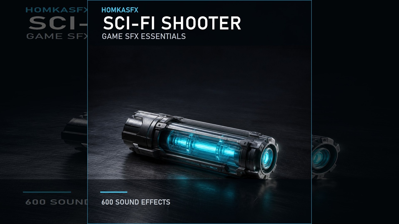 Media 1 for listing Sci-Fi Shooter Game SFX Essentials | 600 SFX