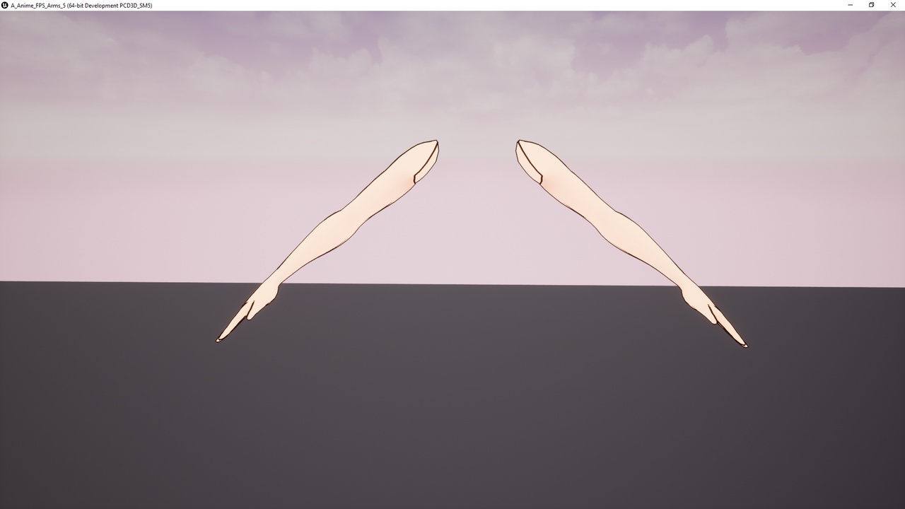 Media 1 for listing First Person Anime Arms - Male