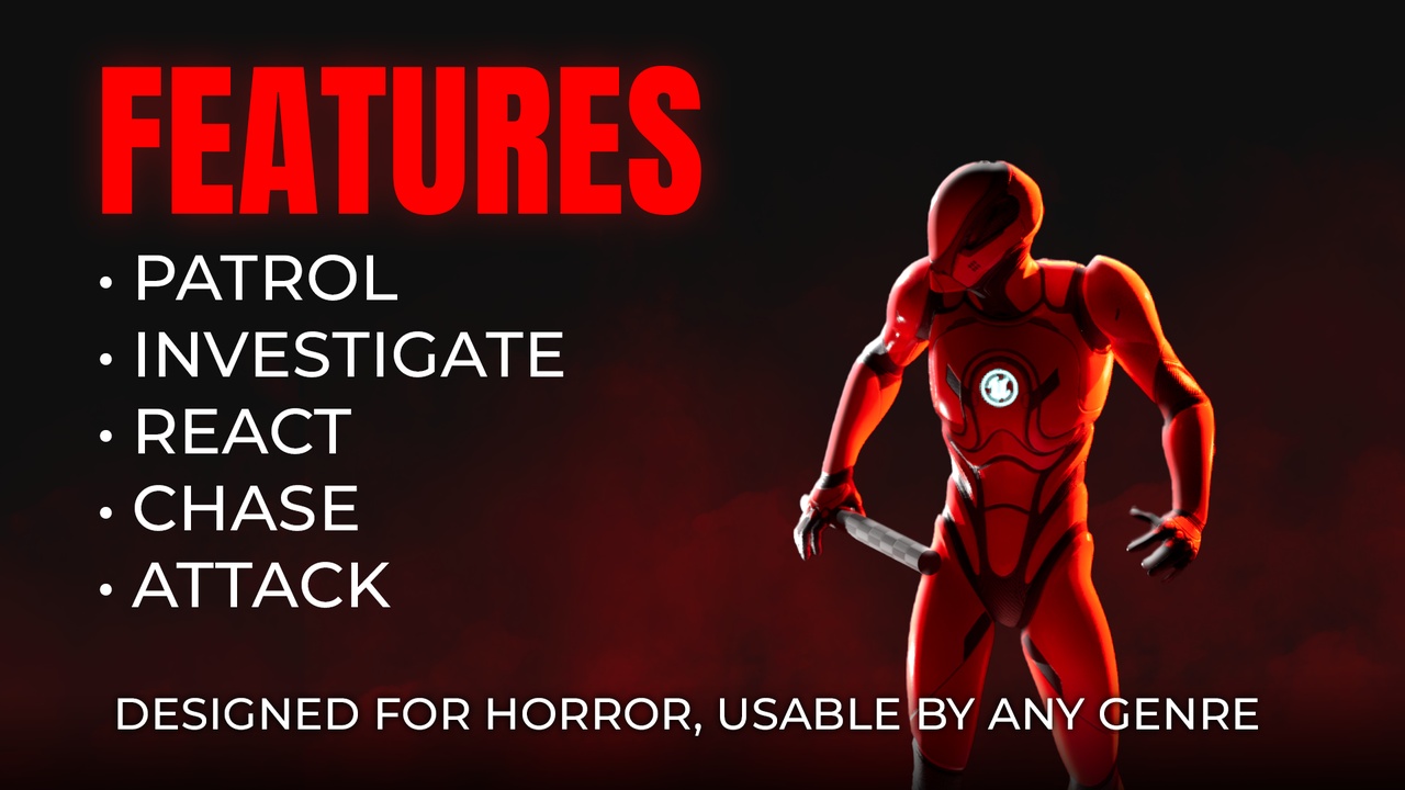 Media 1 for listing Horror Enemy AI System