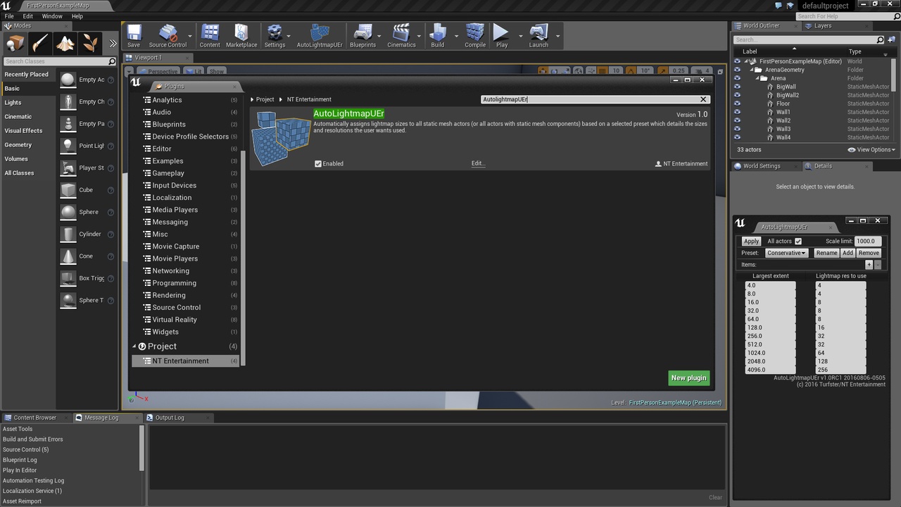 Media 1 for listing AutoLightmapUEr