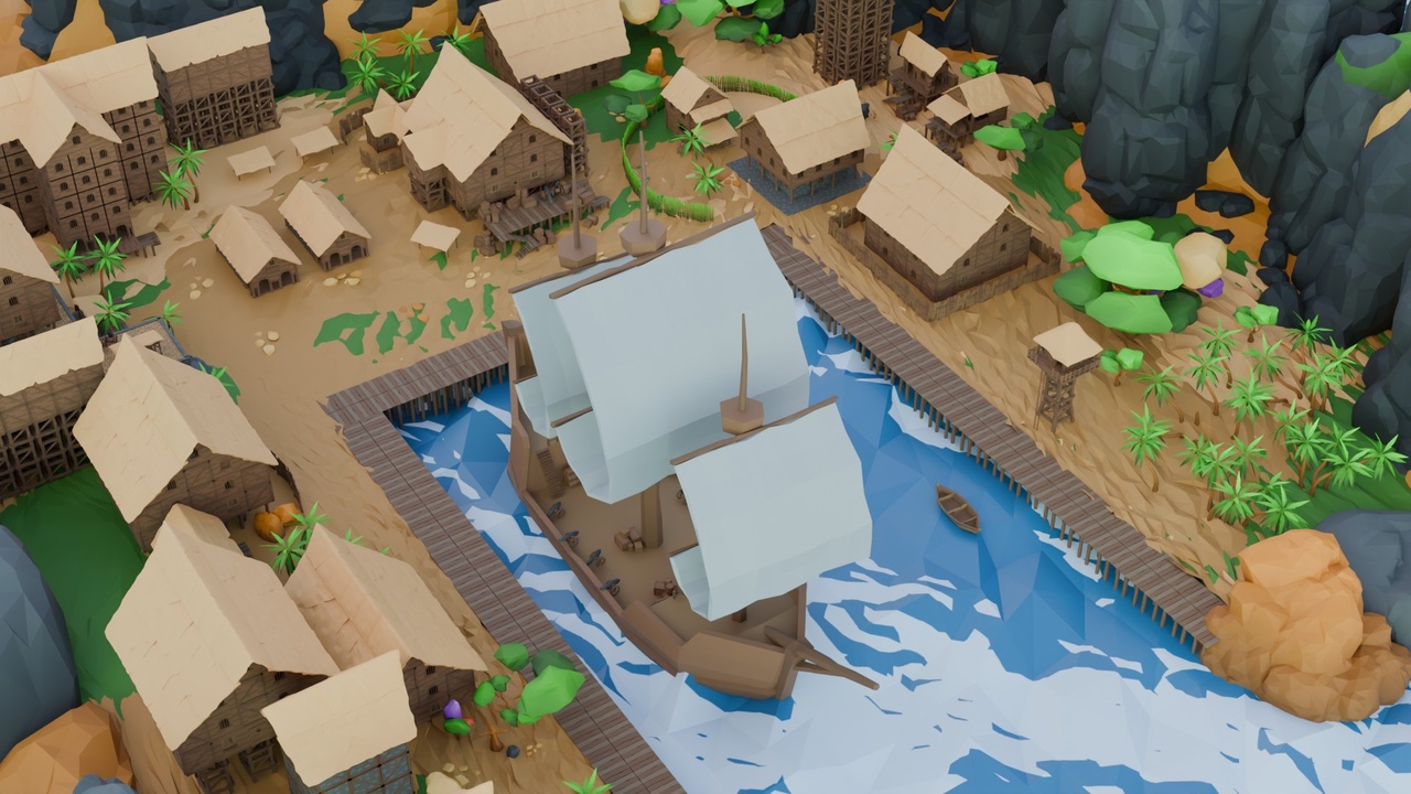 Media 1 for listing Low poly Environment pack