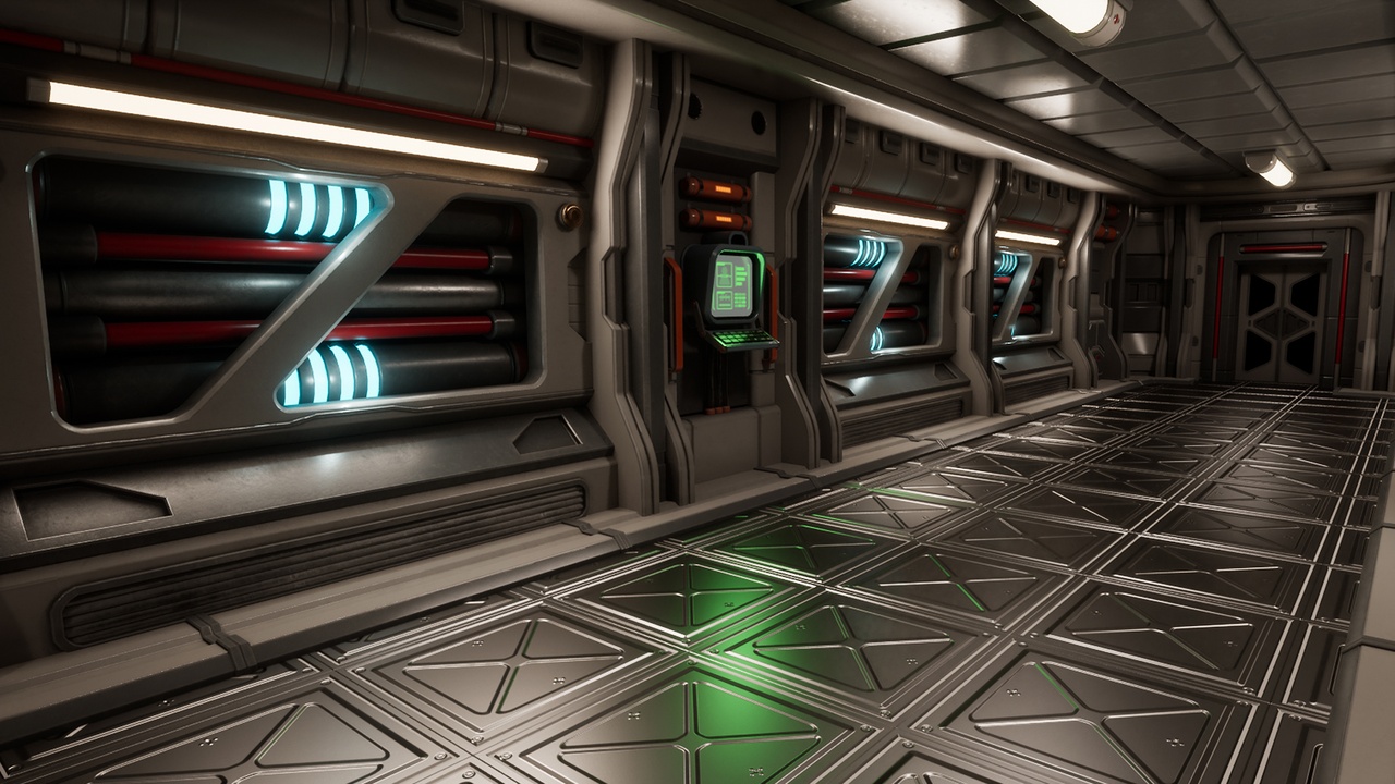 Media 1 for listing Sci FI Hallway Asset Pack
