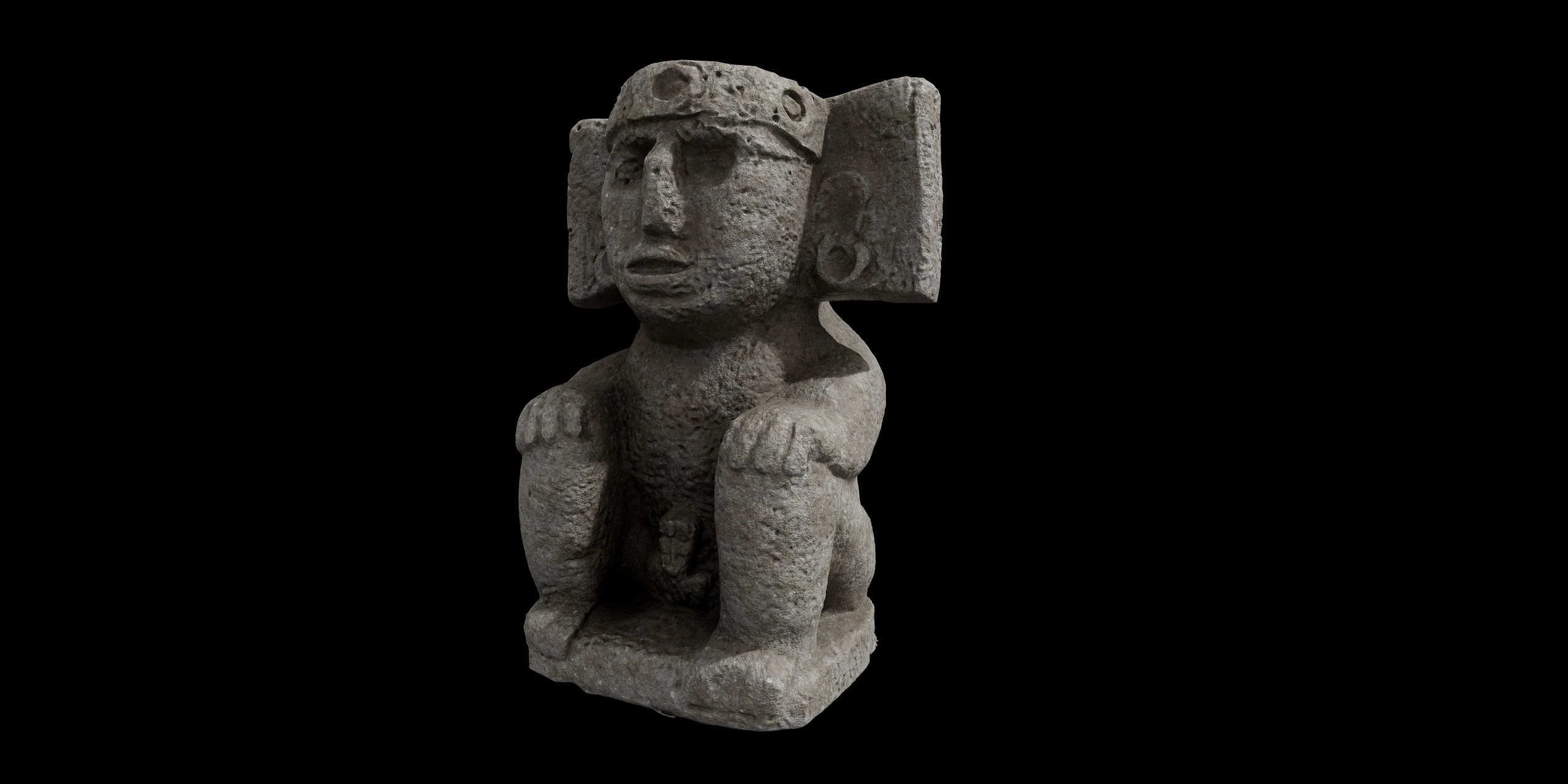 Media 1 for listing Aztec Precolumbian Statue