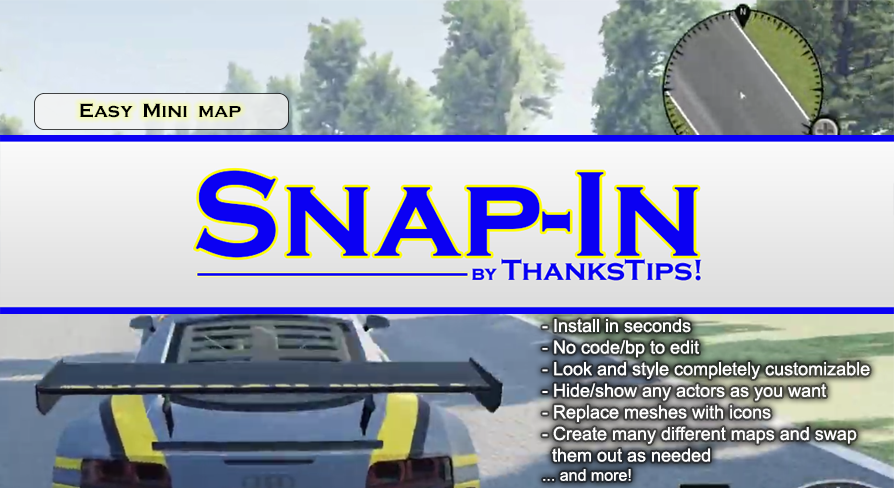 Snap-In Easy Minimap | Fab