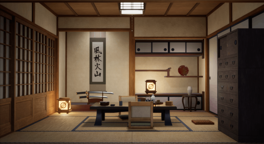 Japanese Room Props | Fab