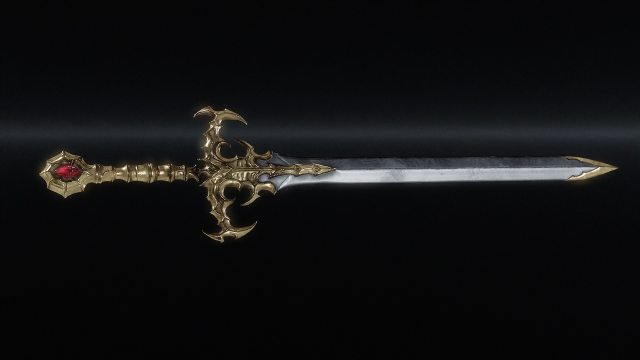 Media 1 for listing Dark Knight Longsword | Game Ready Weapon