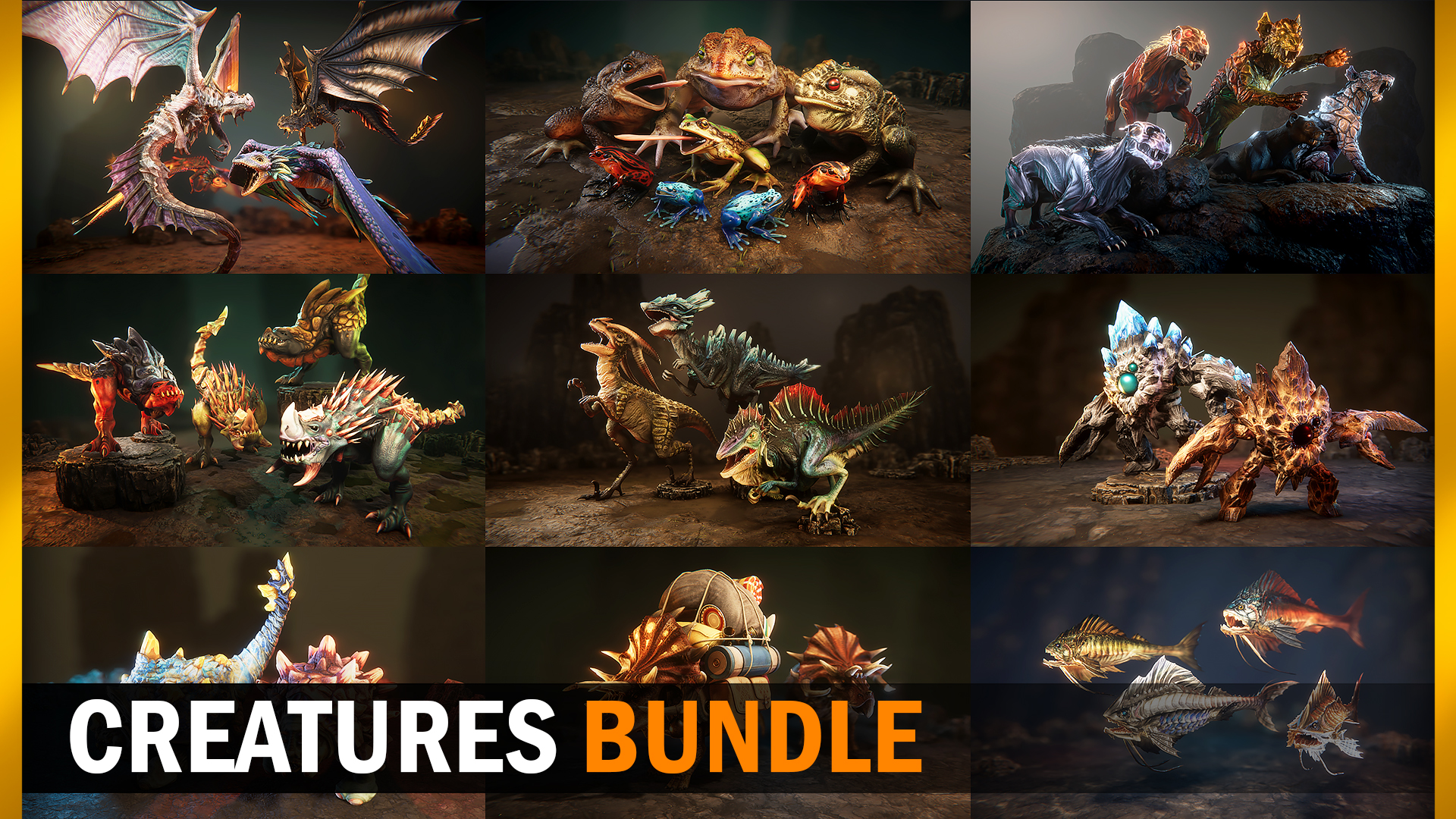 Creatures bundle | Fab