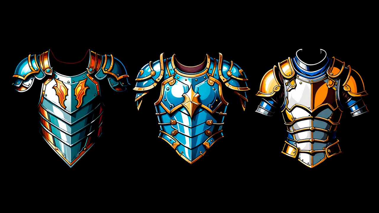 File multimediali per l'articolo Armour parts pack  1 - 320 SPRITES: 1
