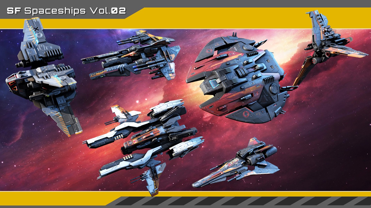 Media 1 for listing Spaceship Pack 2
