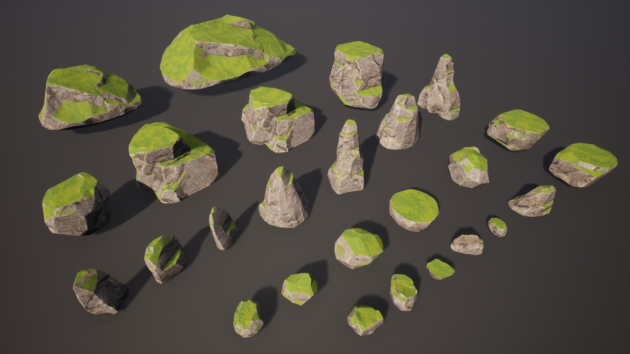 Media 1 for listing Stylized Rock Pack Vol 1
