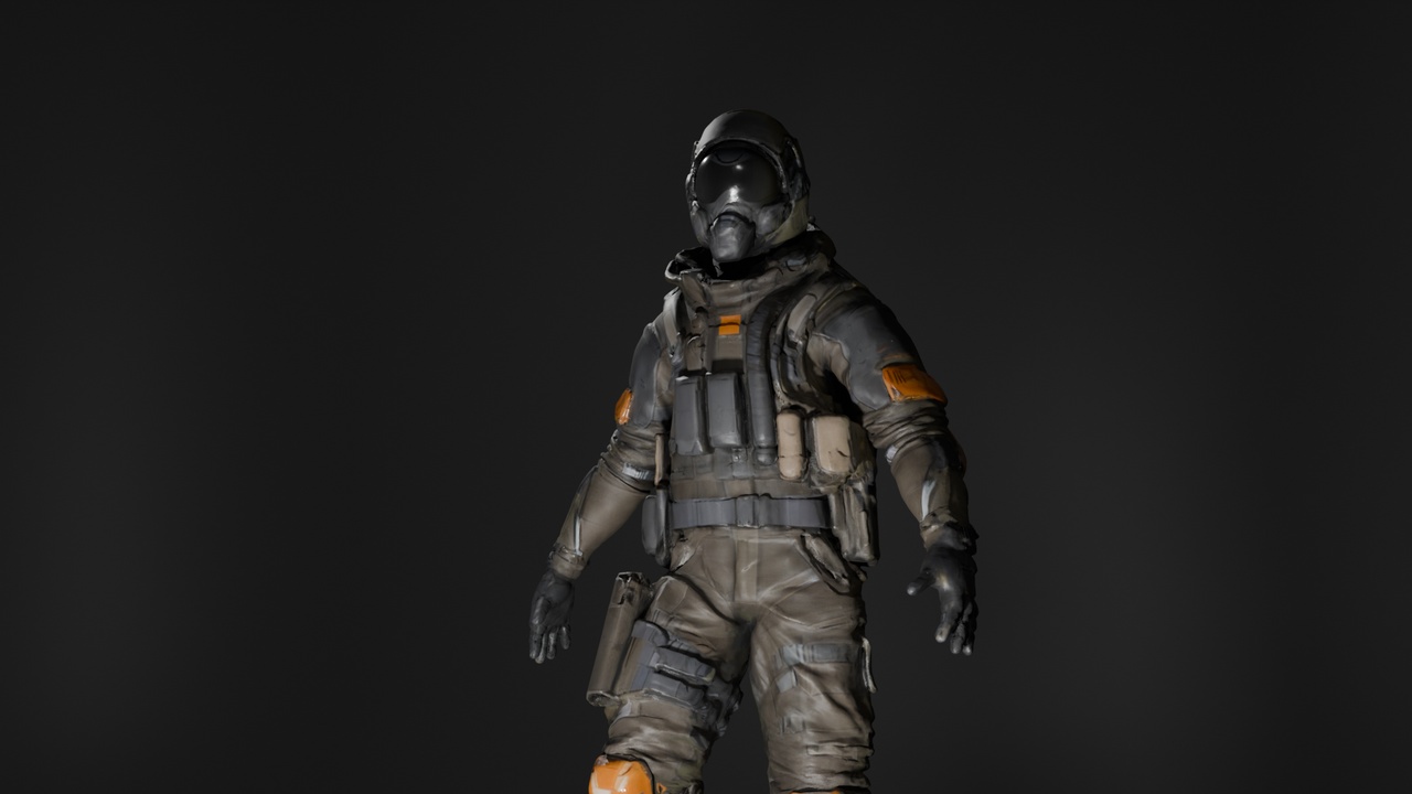Media 1 for listing Futuristic Soldier