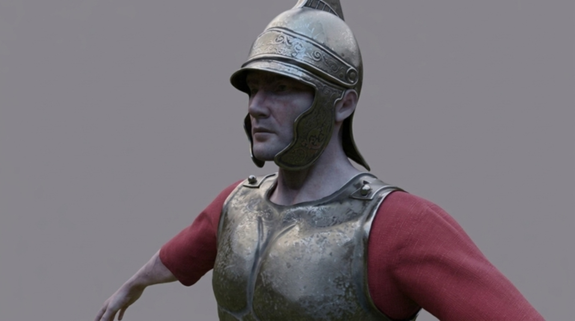Media 1 for listing Macedonian Soldier - Ancient Warrior PBR 3D Model