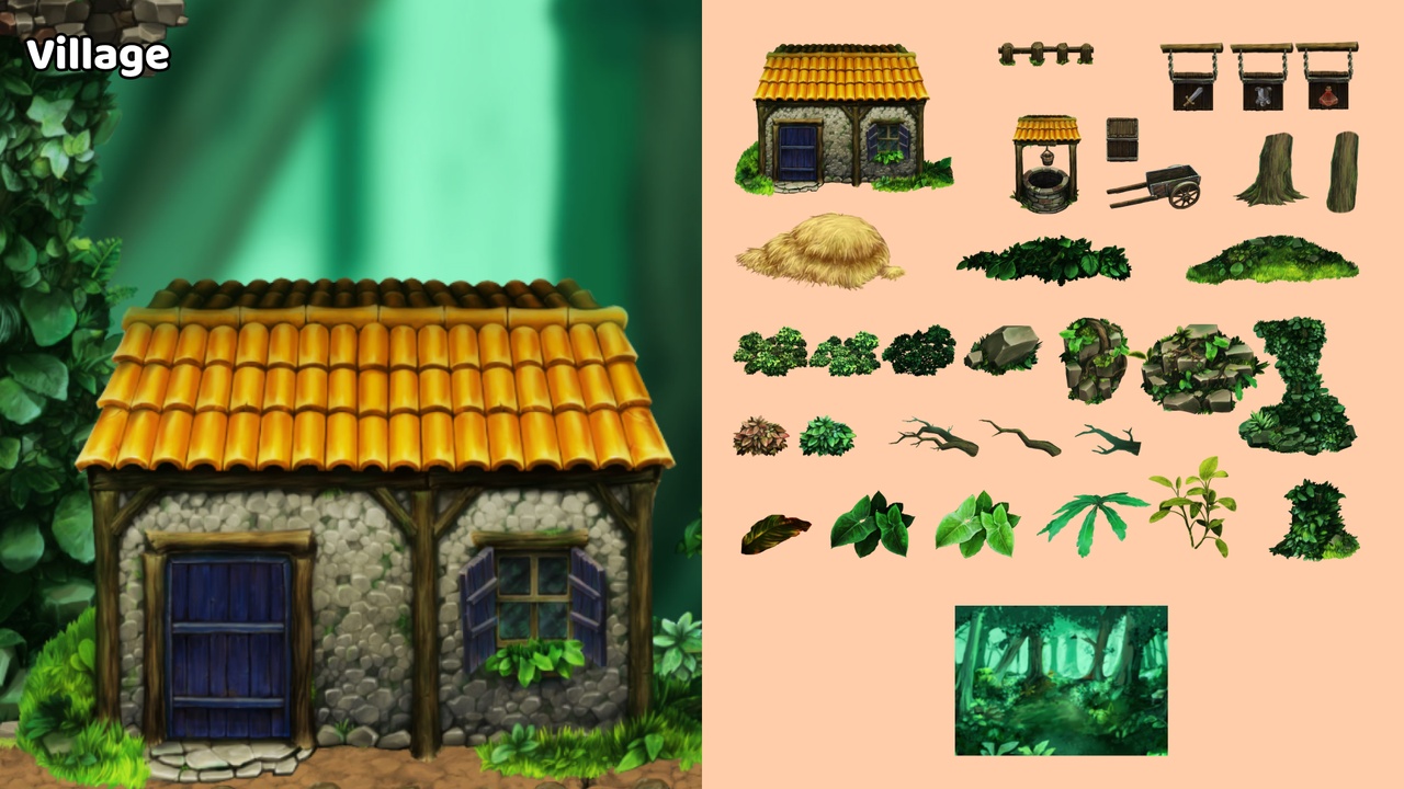 Media 1 for listing Adventure Platformer Tileset Bundle
