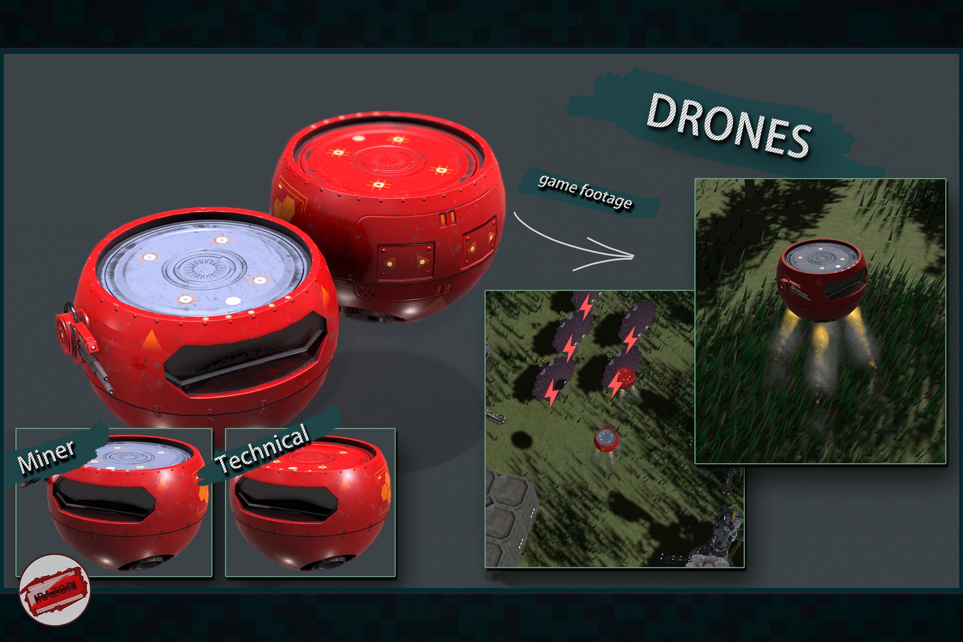 Media 1 for listing Flying Drone Character