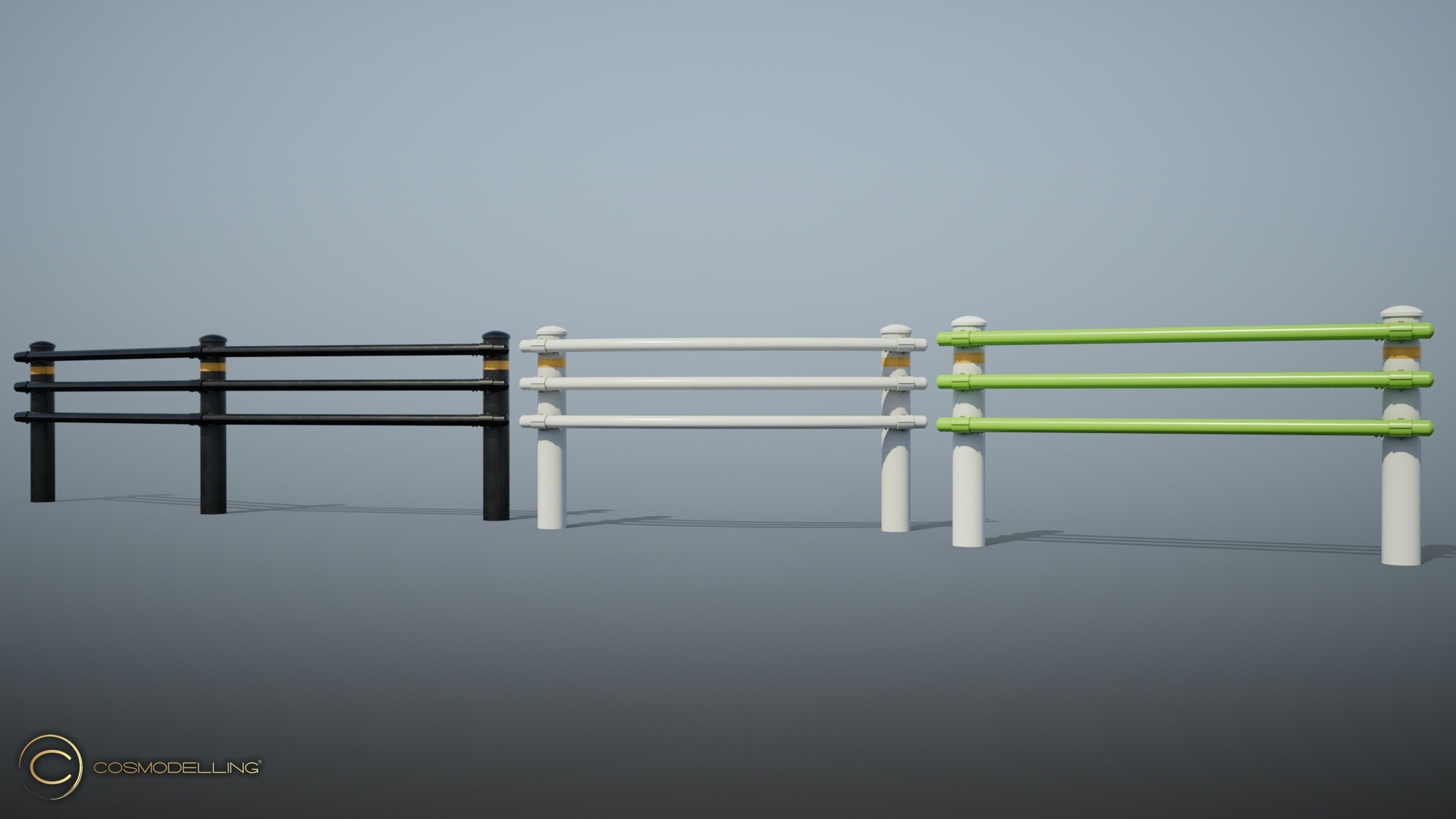 Media 1 for listing Japanese Guard-Pipe Barrier Set