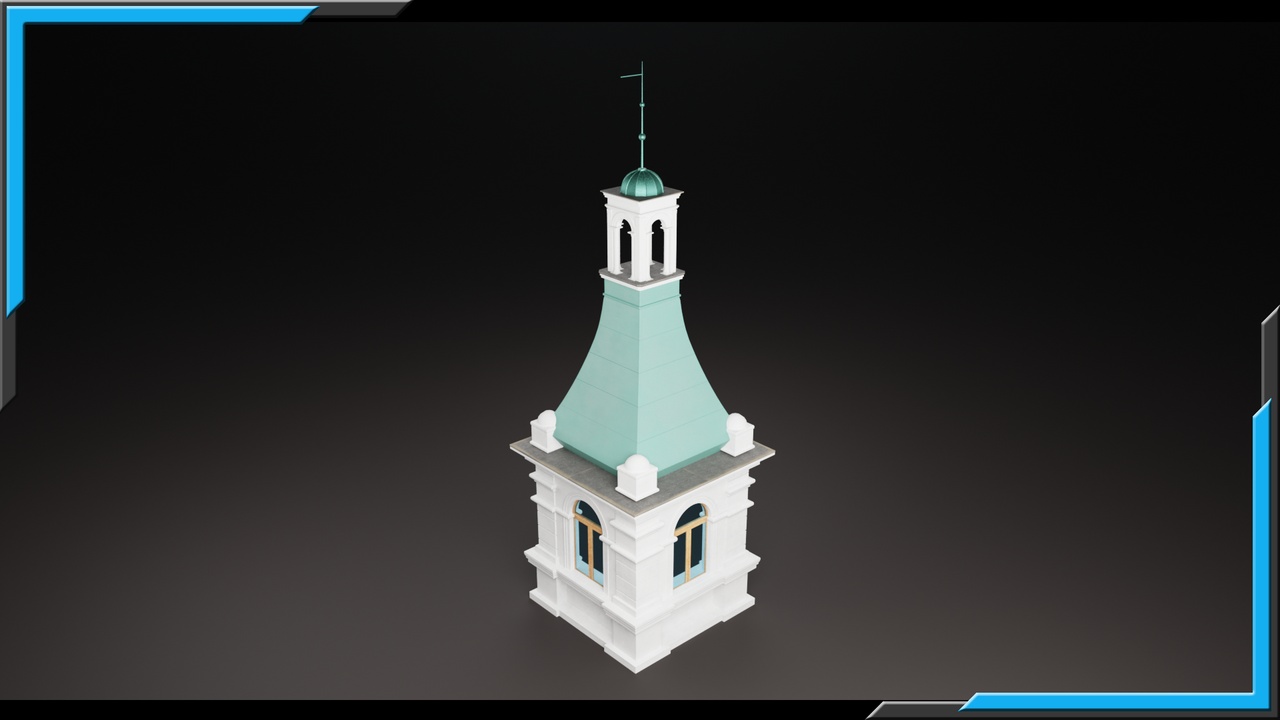 Media 1 for listing Building Architecture Element Textured Base Mesh 08