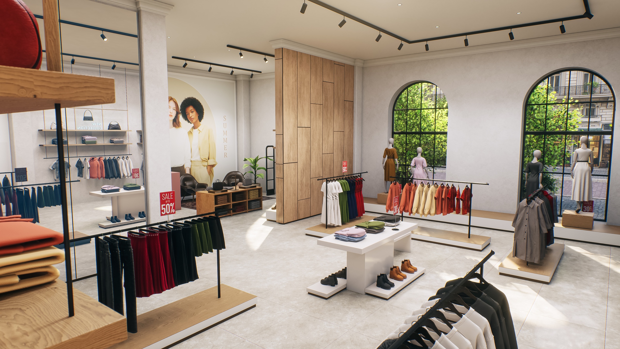 Media 1 for listing Fashionable design clothing store boutique