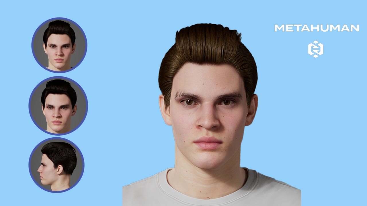 Media 1 for listing MetaHuman man Personality Short Hair Groom