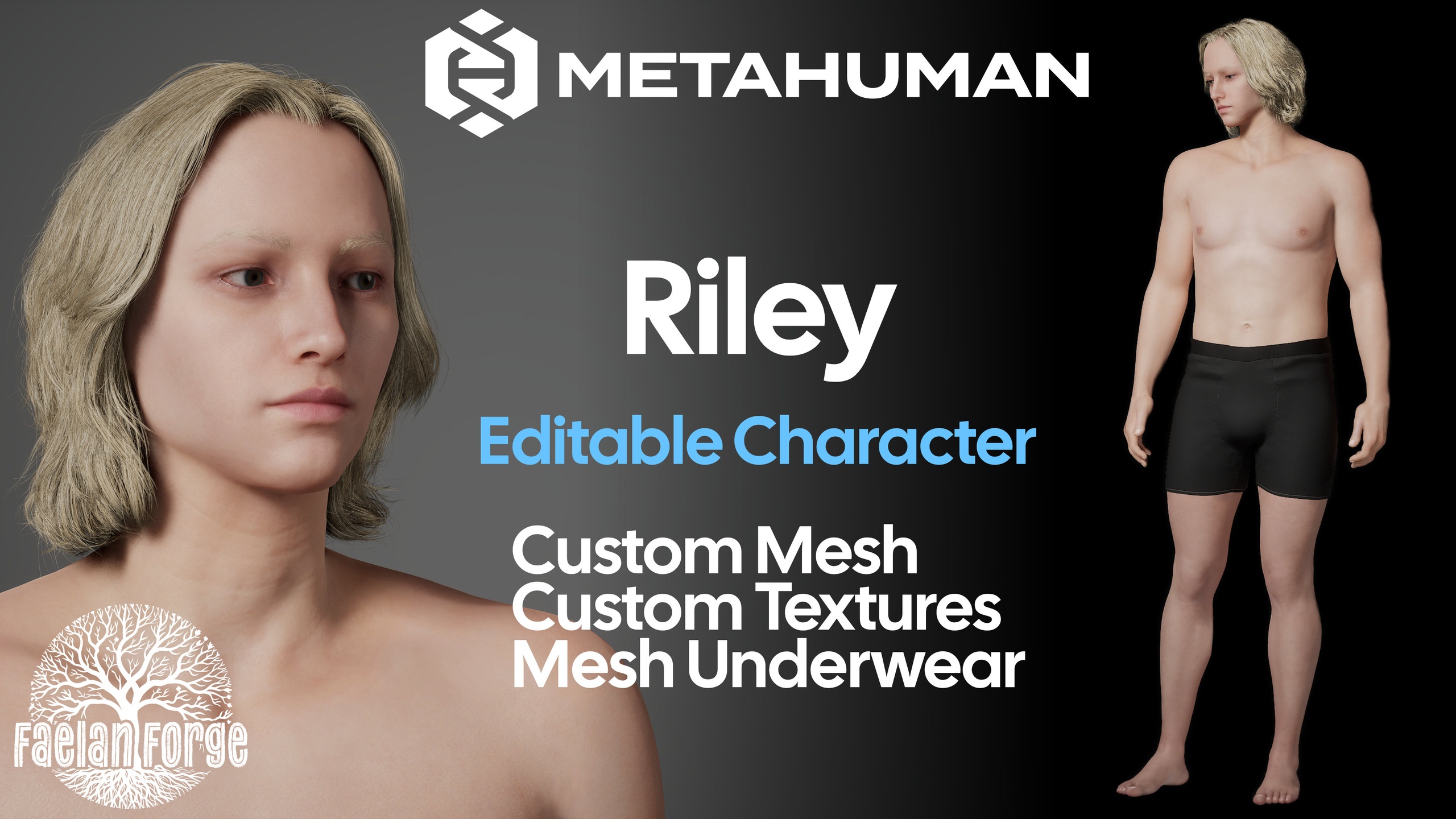 FF Riley: Custom Character Mesh & Texture | Fab