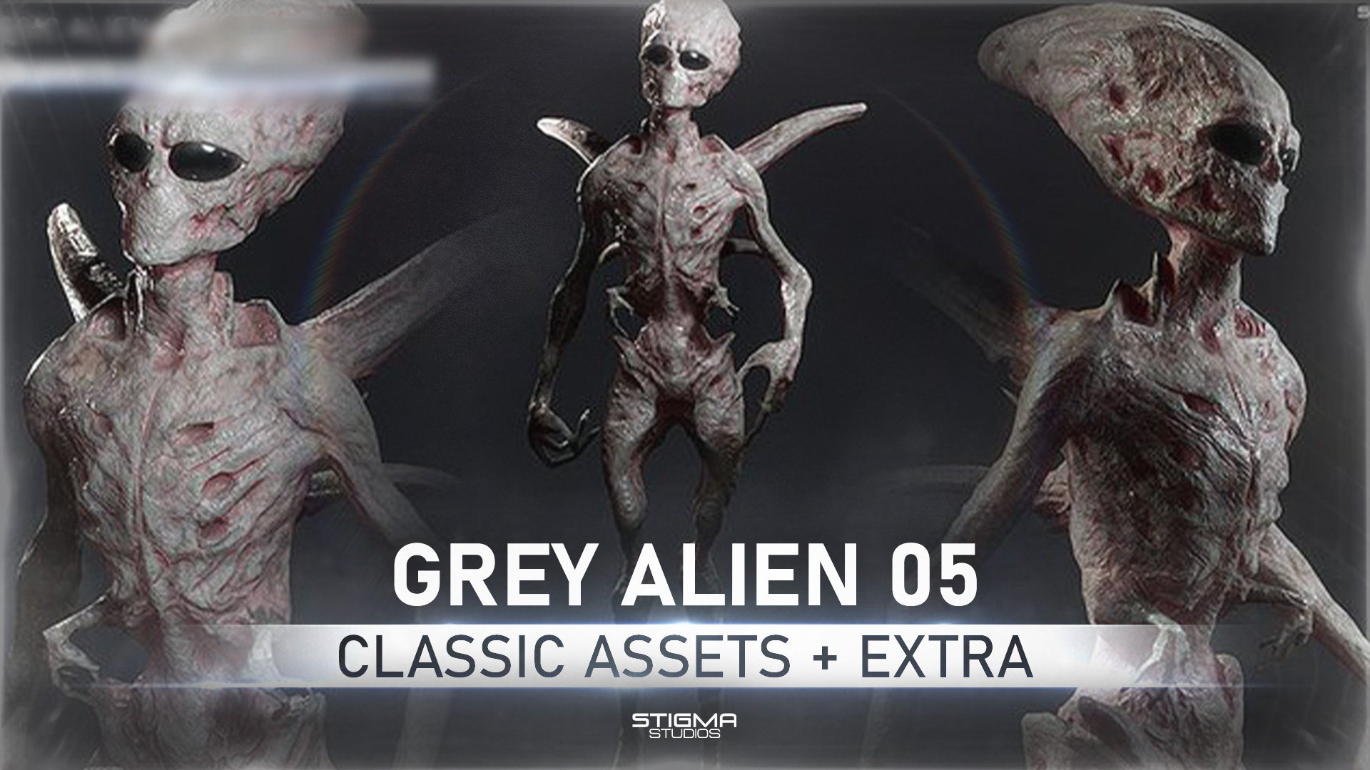 Grey Alien 05 - Classic Assets + Extra | Fab