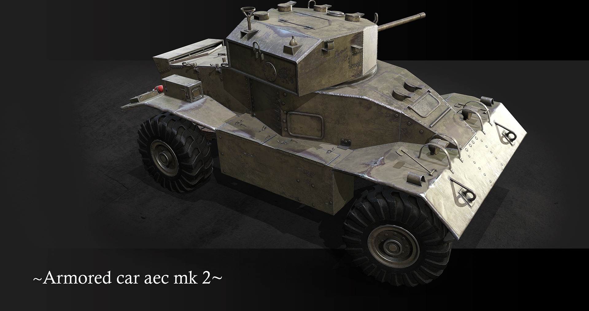 Media 1 for listing British Tank Armored car aec mk 2 + LOD_01