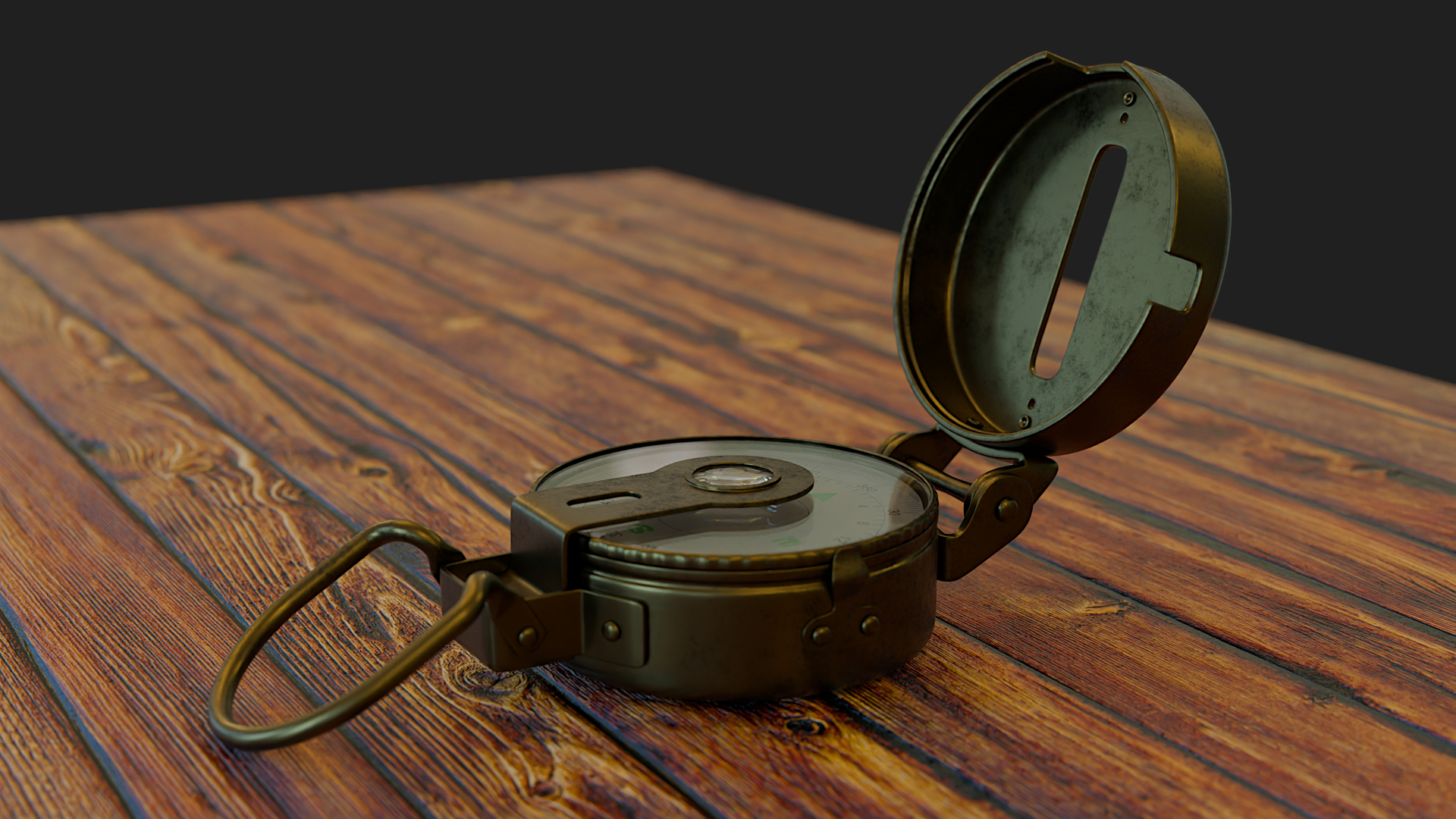 Old Lensatic Compass | Fab