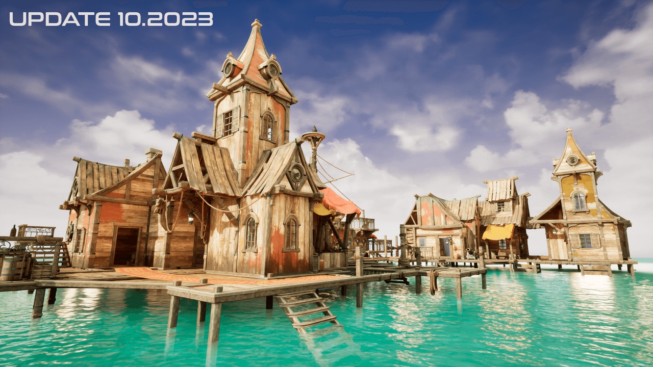 Media 1 for listing Harbour Pack - Wooden Modular Assets