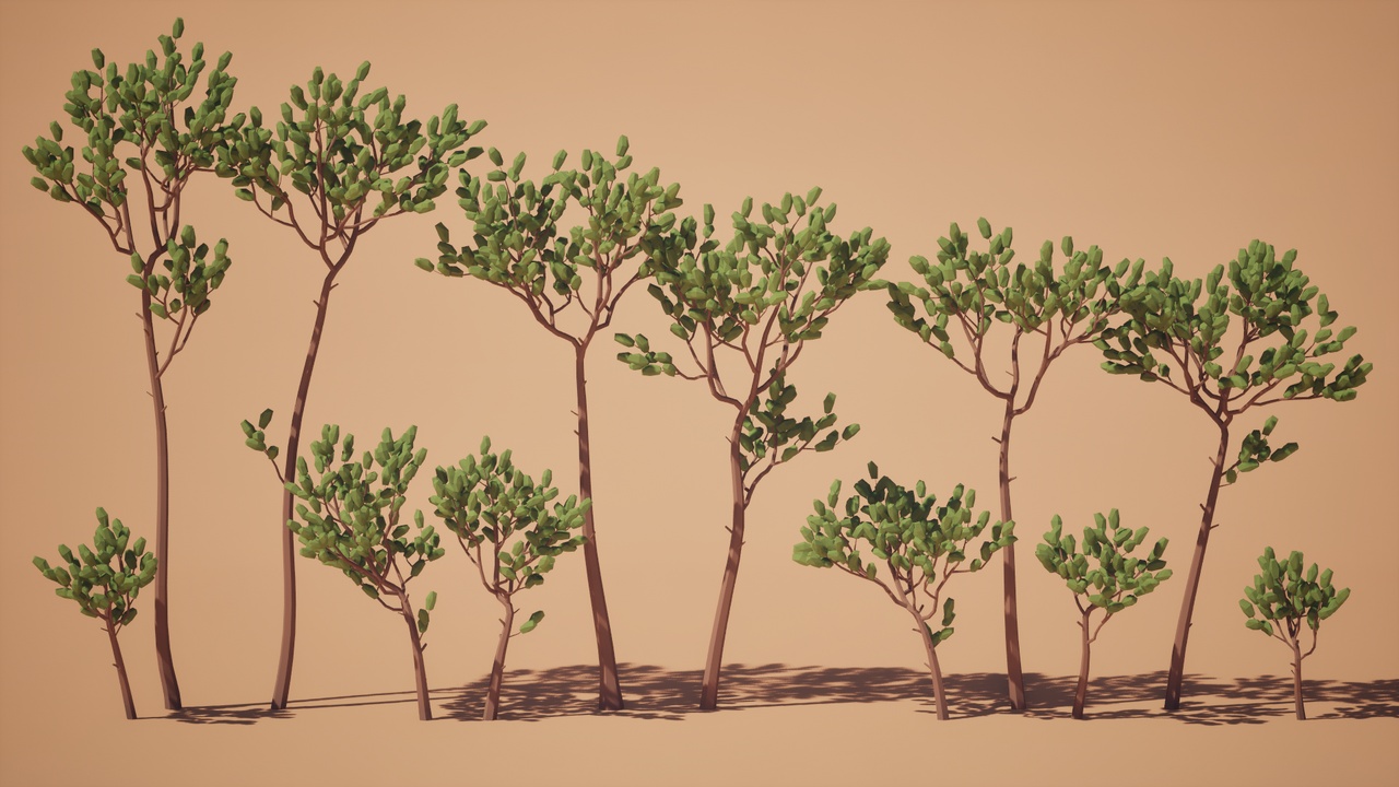 Media 1 for listing Low Poly: Pine Trees