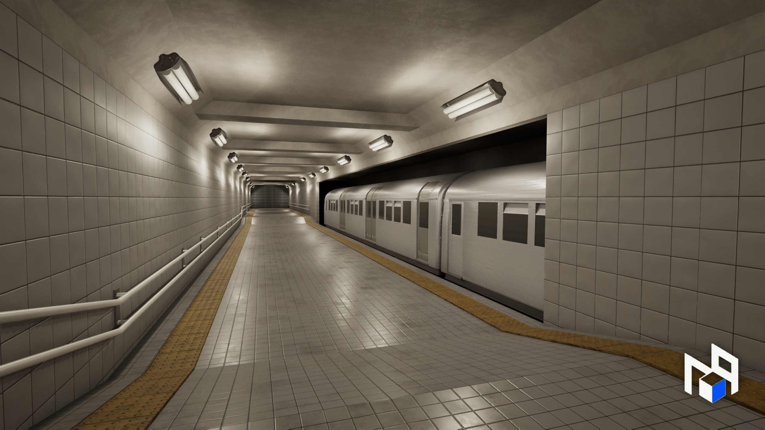 Media 1 for listing Underground Metro Station Environment, Modular Subway Level