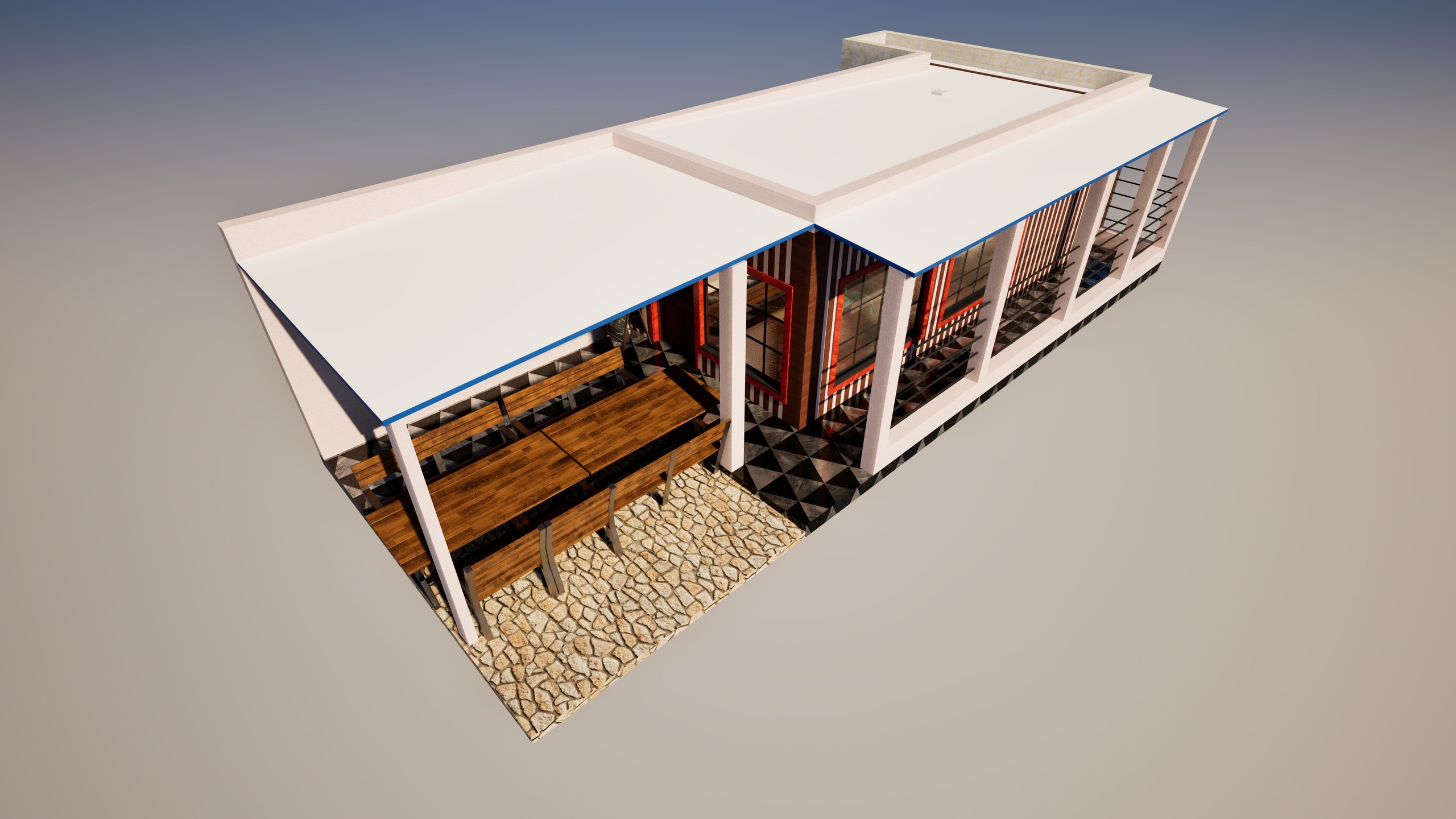 Media 1 for listing Café Restaurant Interior And Exterior