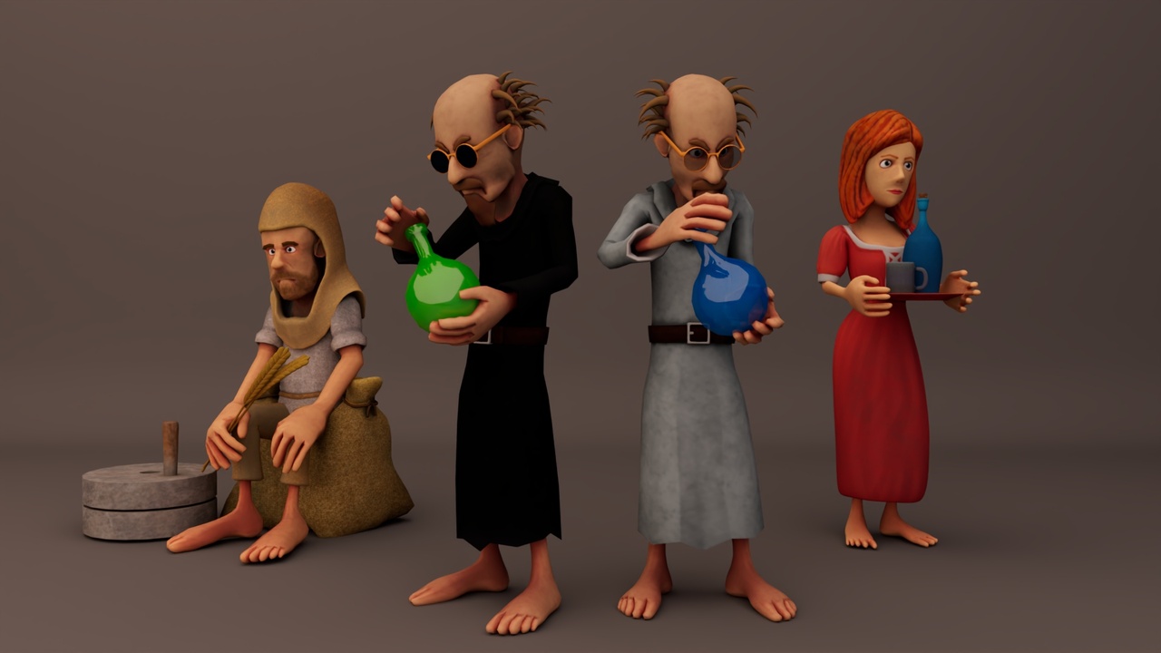 Media 1 for listing dReal Alchemist Fantasy Character Pack